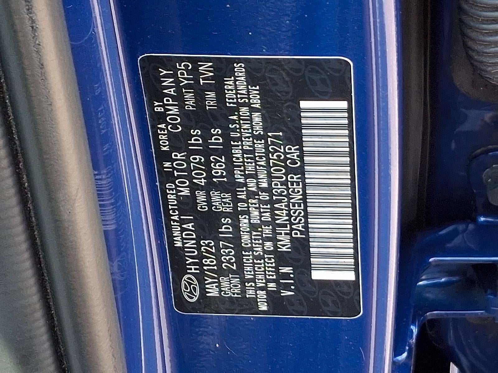 2023 Hyundai ELANTRA Hybrid Limited DCT