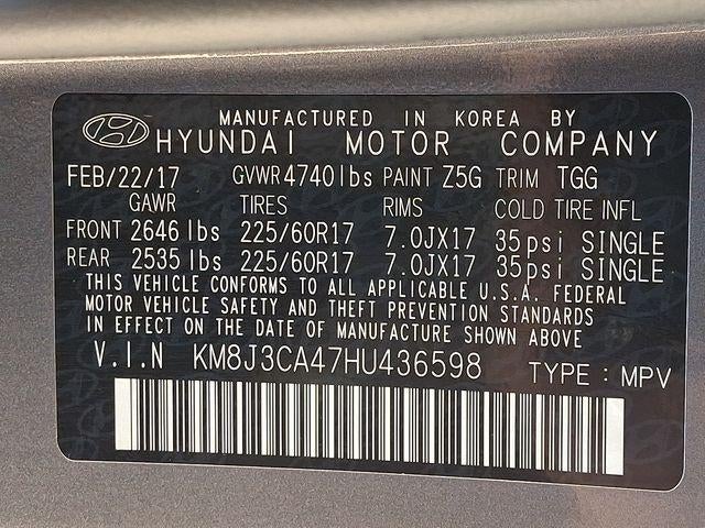 2017 Hyundai TUCSON SE AWD