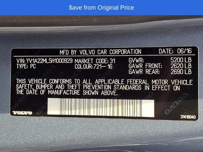 2017 Volvo S90 T6 AWD Inscription