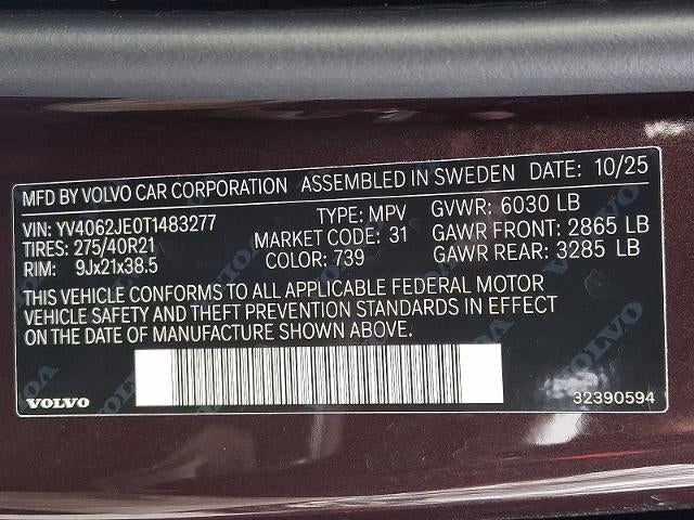 2026 Volvo XC90 B6 AWD Plus 6-Seater