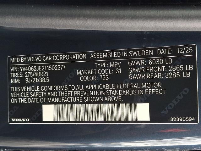 2026 Volvo XC90 B6 AWD Plus 6-Seater