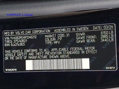 2024 Volvo XC90 B6 AWD Plus Bright Theme 7P