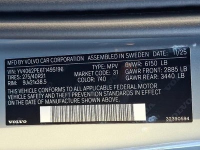 2026 Volvo XC90 B6 AWD Plus 7-Seater