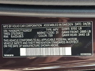 2026 Volvo XC90 B6 AWD Plus 7-Seater