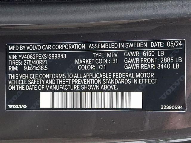 2025 Volvo XC90 B6 AWD Plus 7-Seater