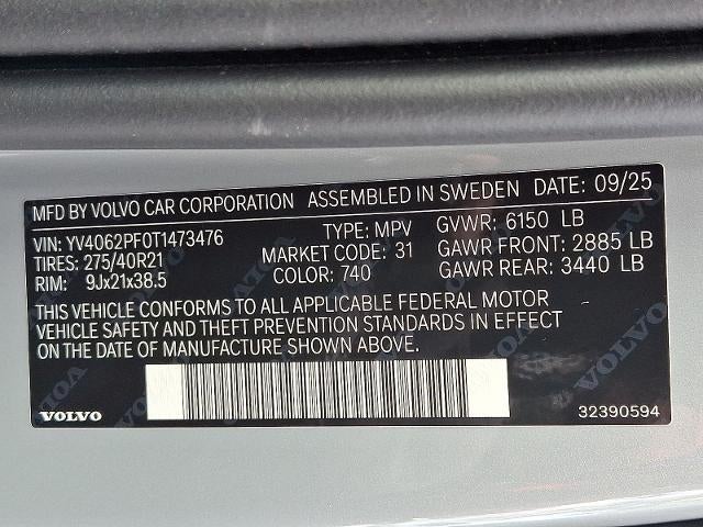 2026 Volvo XC90 B6 AWD Ultra 7-Seater