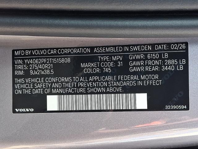 2026 Volvo XC90 B6 AWD Ultra 7-Seater