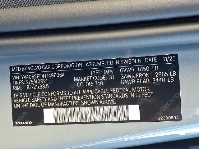 2026 Volvo XC90 B6 AWD Ultra 7-Seater