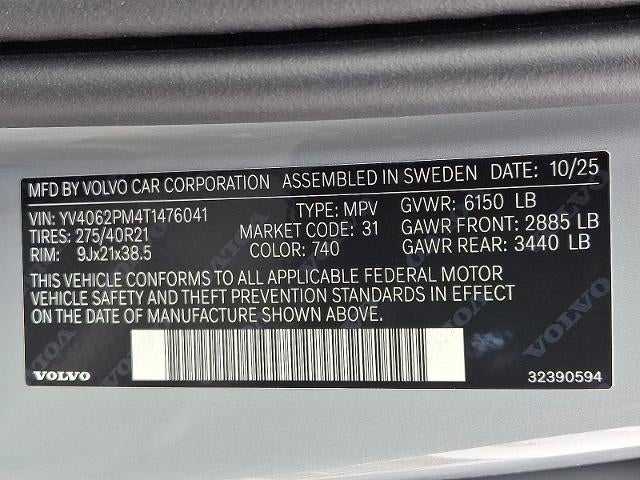 2026 Volvo XC90 B6 AWD Ultra Dark Theme 7-Seater