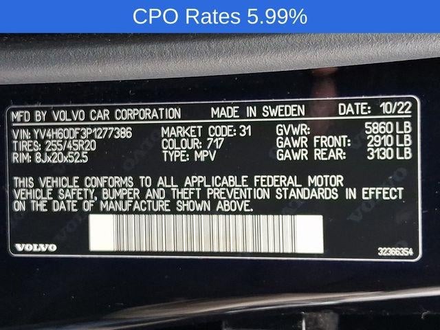 2023 Volvo XC60 Recharge Plug-In Hybrid T8 eAWD PHEV Ultimate Bright Theme