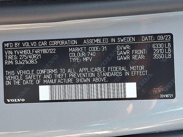 2024 Volvo XC90 Recharge Plug-In Hybrid T8 eAWD PHEV Ultimate 6P