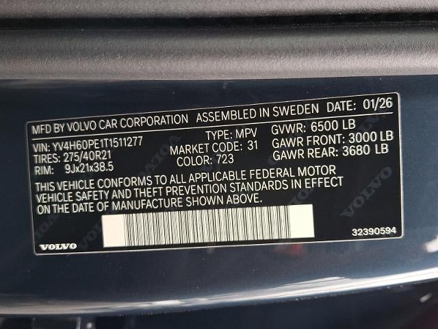 2026 Volvo XC90 Plug-In Hybrid T8 AWD Plus 7-Seater
