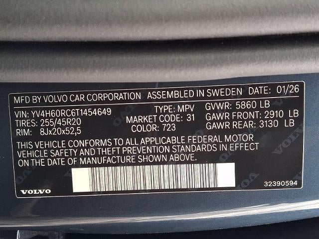 2026 Volvo XC60 Plug-In Hybrid T8 AWD Plus