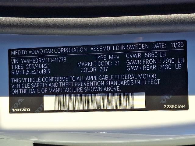 2026 Volvo XC60 Plug-In Hybrid T8 AWD Ultra