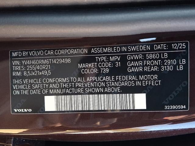 2026 Volvo XC60 Plug-In Hybrid T8 AWD Ultra