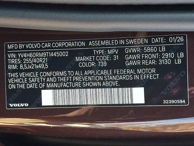 2026 Volvo XC60 Plug-In Hybrid T8 AWD Ultra