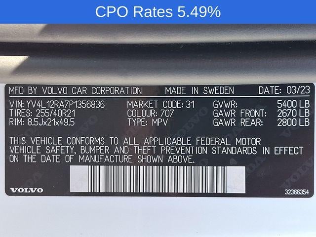 2023 Volvo XC60 B5 AWD Ultimate Bright Theme