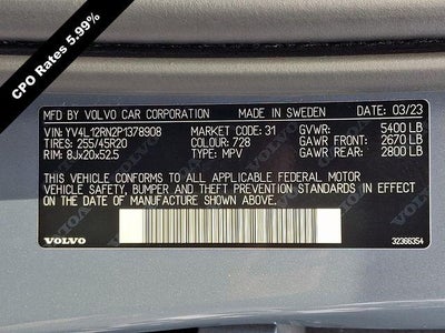 2023 Volvo XC60 B5 AWD Plus Bright Theme