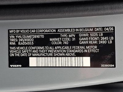 2026 Volvo XC40 B5 AWD Ultra