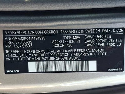 2026 Volvo XC60 B5 AWD Plus