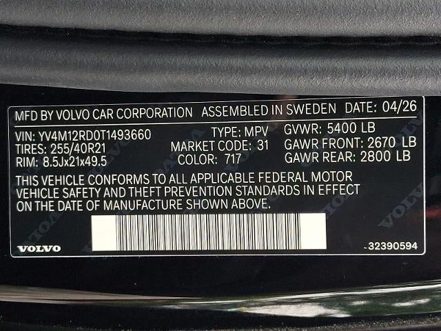 2026 Volvo XC60 B5 AWD Ultra Black Edition