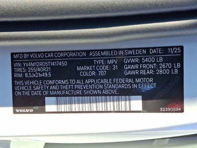 2026 Volvo XC60 B5 AWD Ultra Black Edition