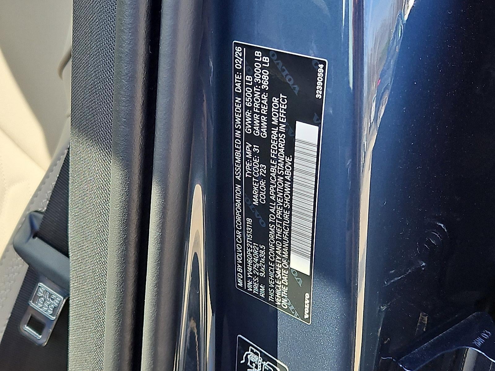 2026 Volvo XC90 Plug-In Hybrid T8 AWD Plus 7-Seater