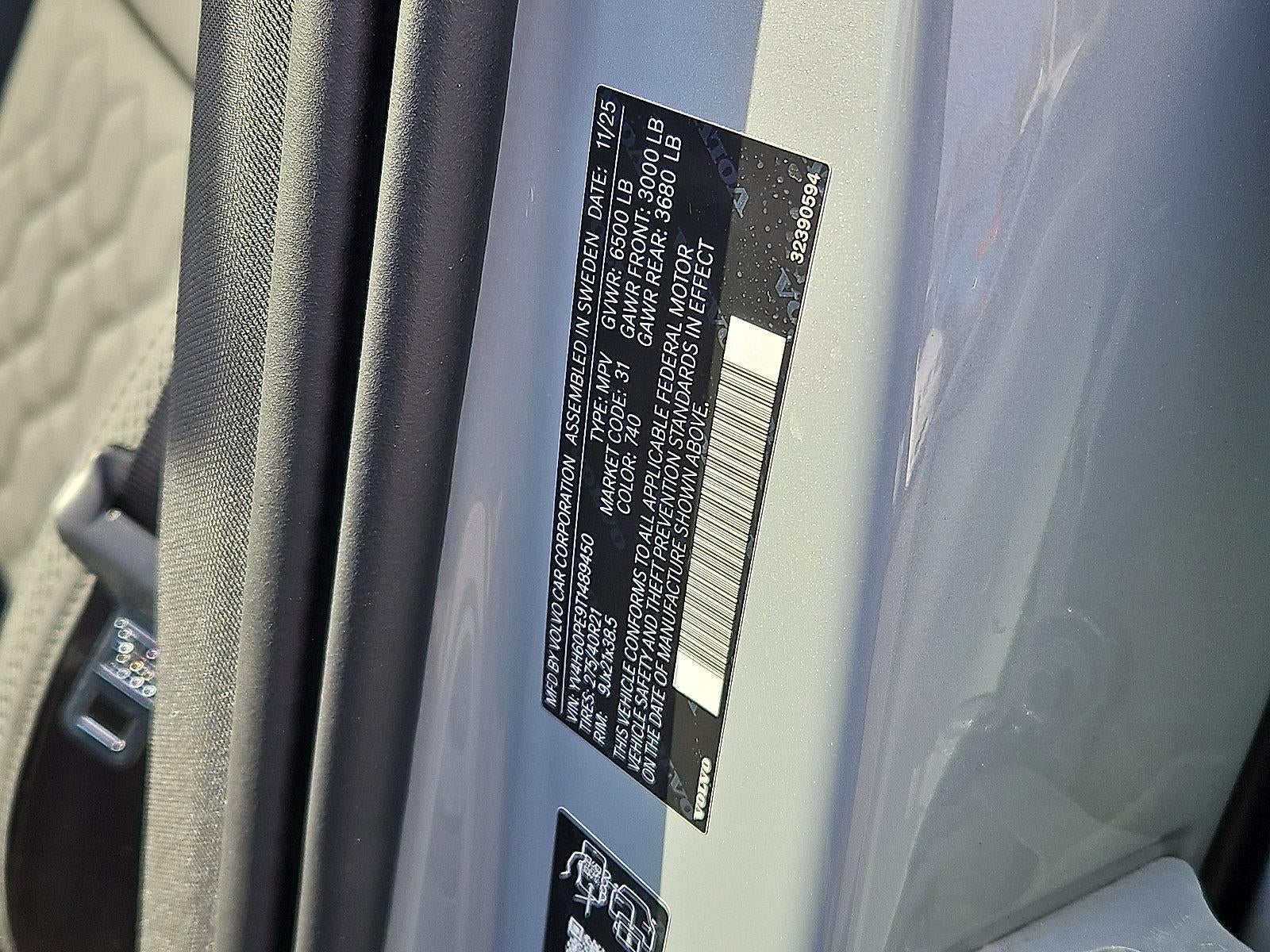 2026 Volvo XC90 Plug-In Hybrid T8 AWD Plus 7-Seater