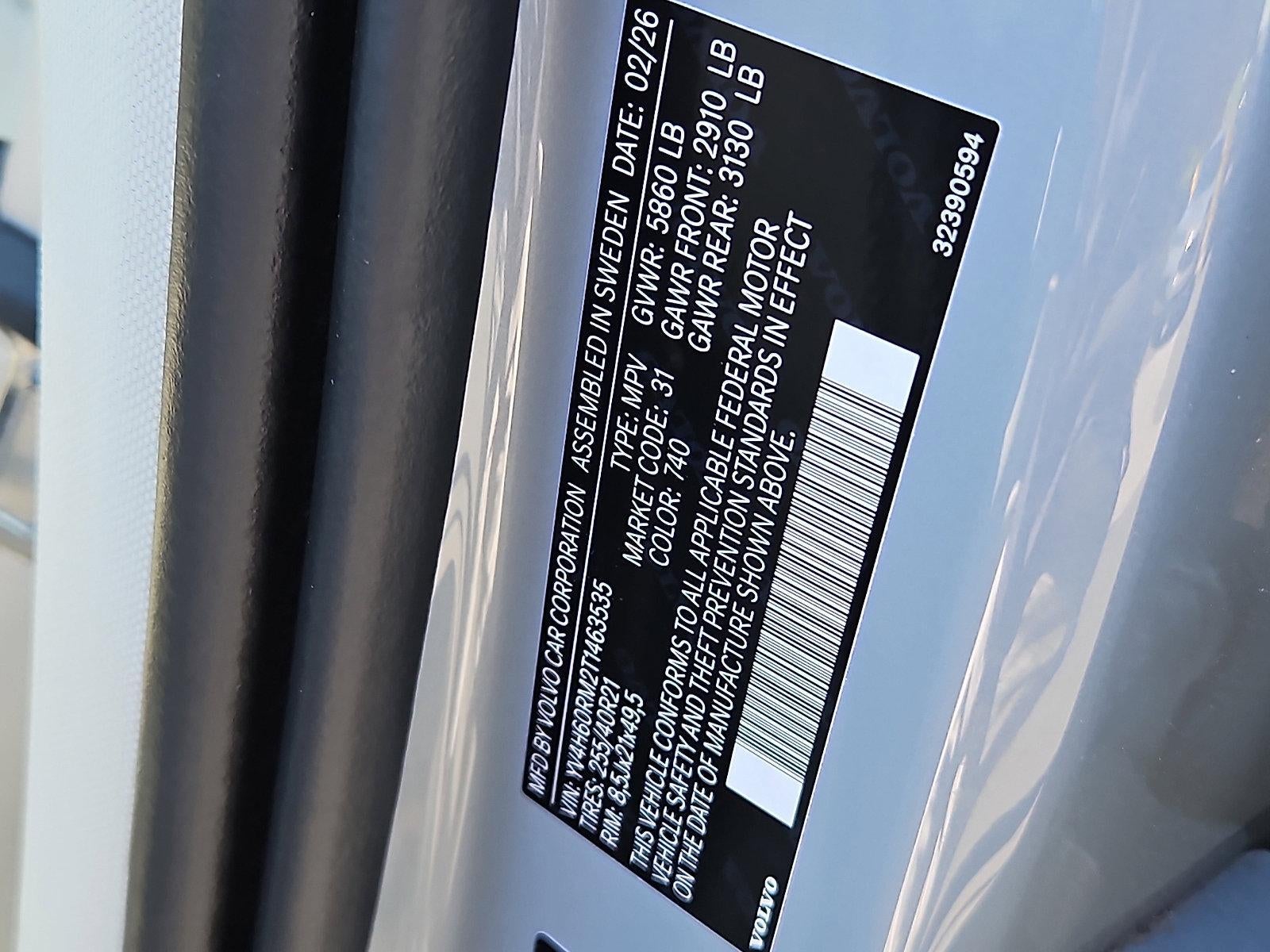 2026 Volvo XC60 Plug-In Hybrid T8 AWD Ultra