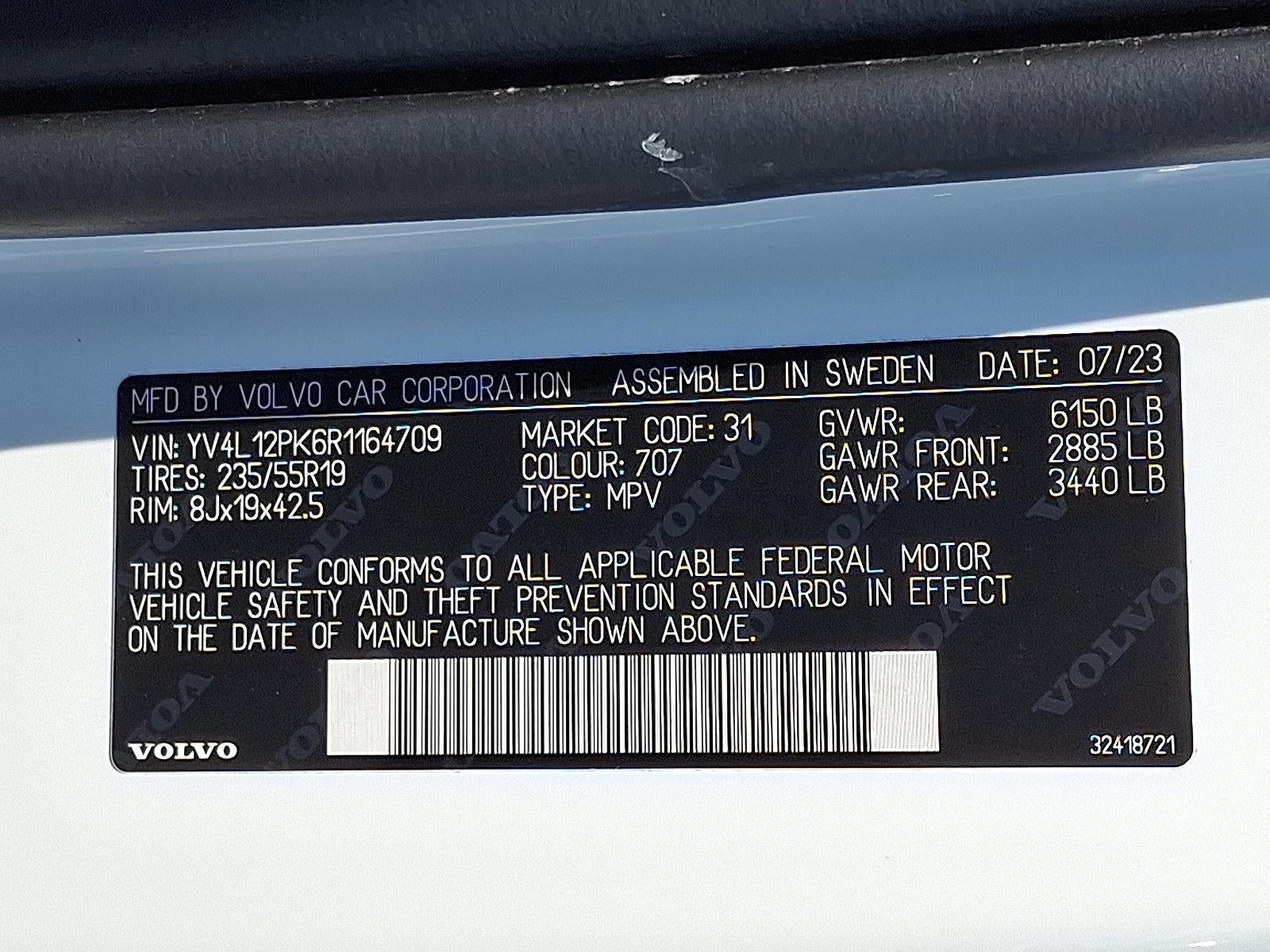 2024 Volvo XC90 B5 AWD Core Bright Theme 7P