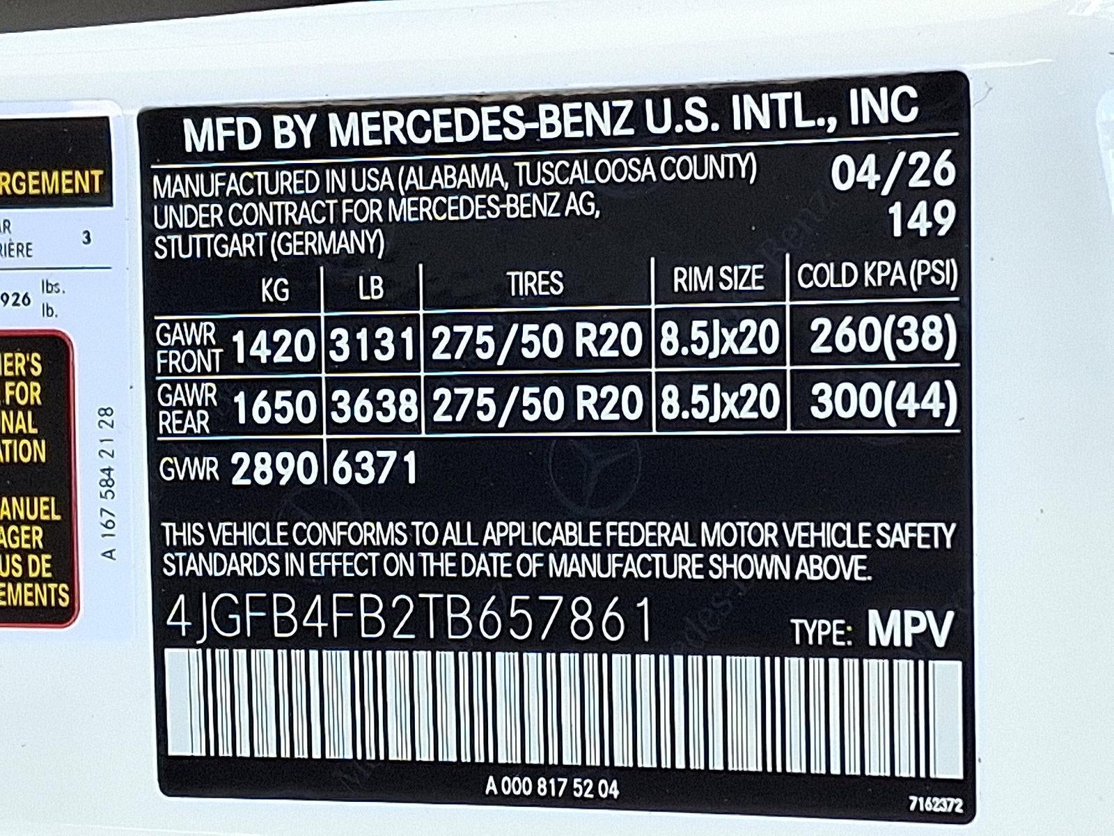 2026 Mercedes-Benz GLE GLE 350 4MATIC® SUV