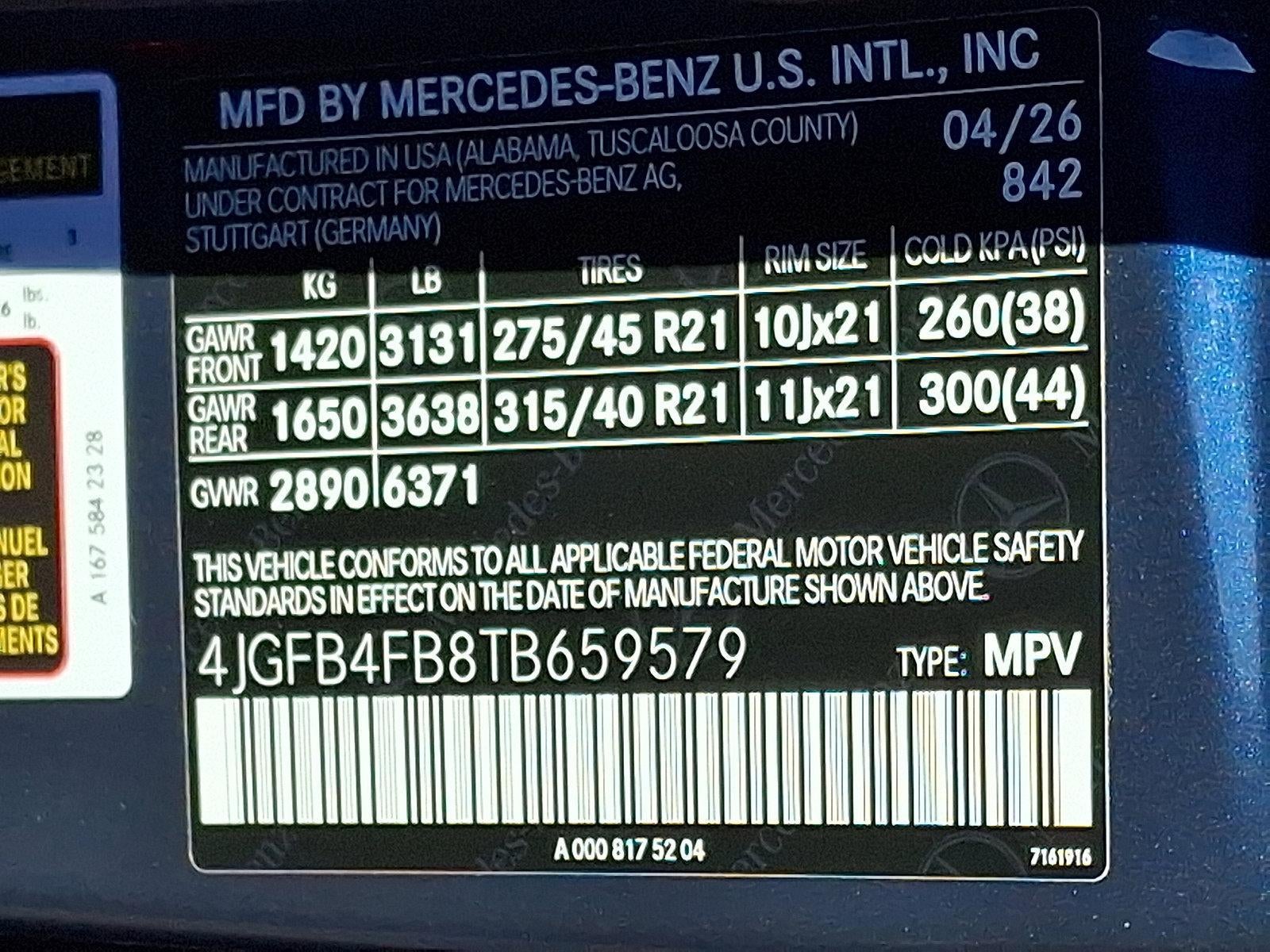 2026 Mercedes-Benz GLE GLE 350 4MATIC® SUV