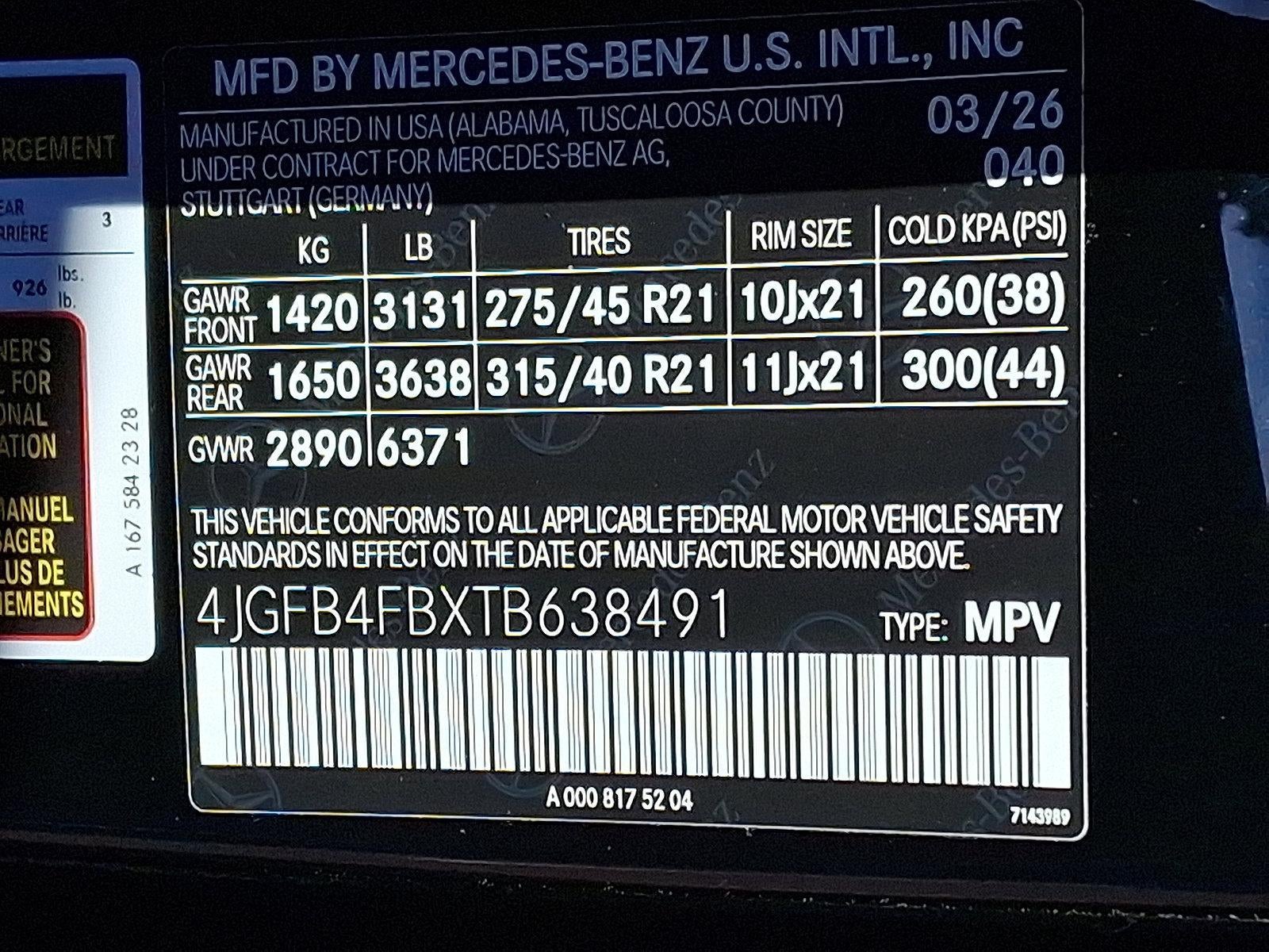 2026 Mercedes-Benz GLE GLE 350 4MATIC® SUV