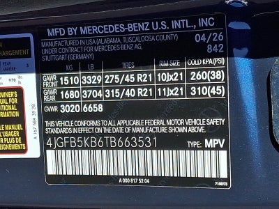 2026 Mercedes-Benz GLE GLE 450 4MATIC® SUV