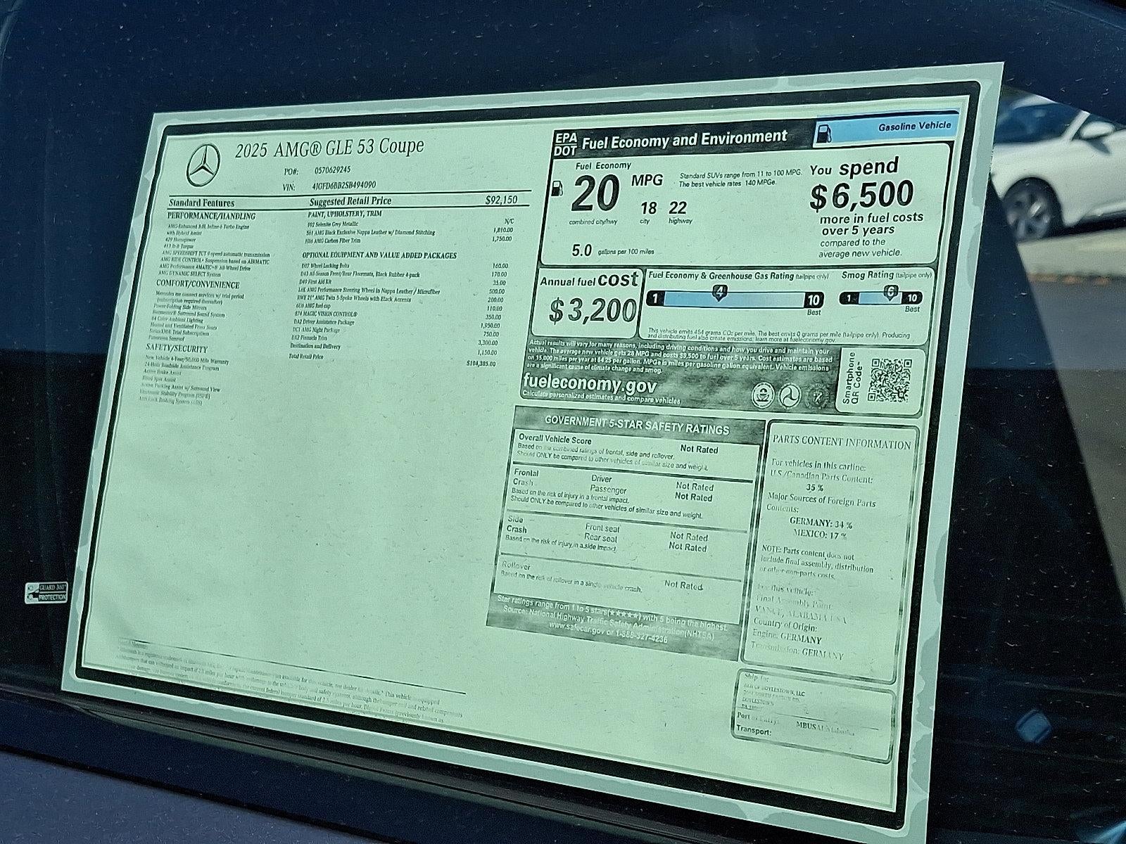 2025 Mercedes-Benz GLE AMG® GLE 53 4MATIC®+ Coupe