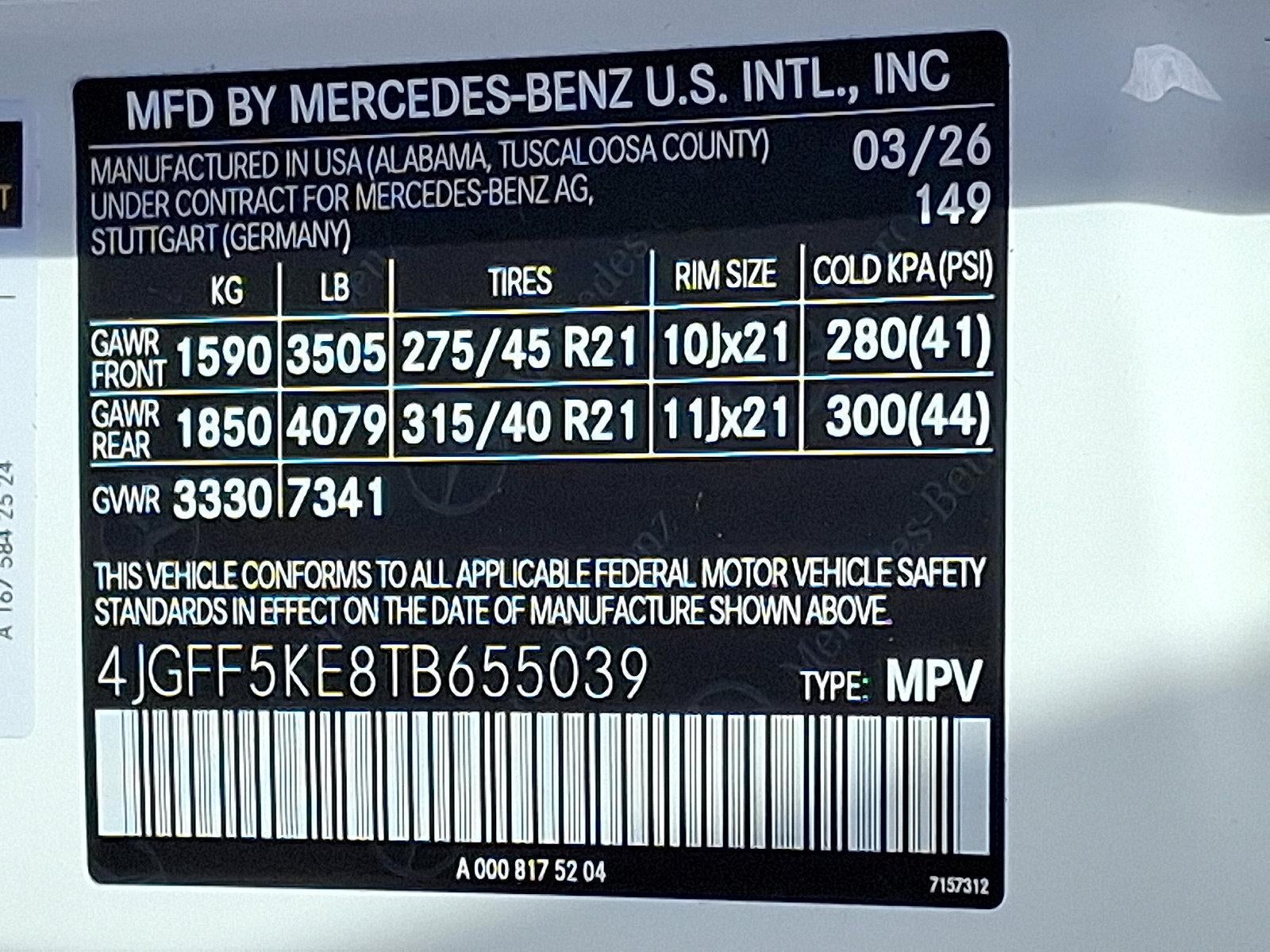 2026 Mercedes-Benz GLS GLS 450 4MATIC® SUV