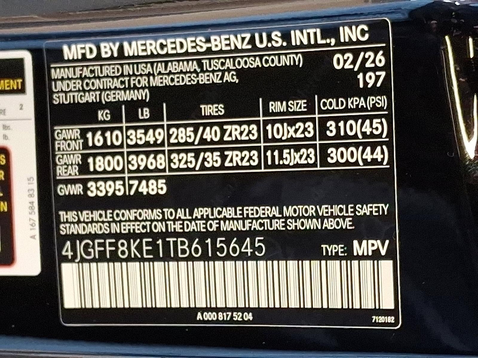 2026 Mercedes-Benz GLS AMG® GLS 63 4MATIC®+ SUV