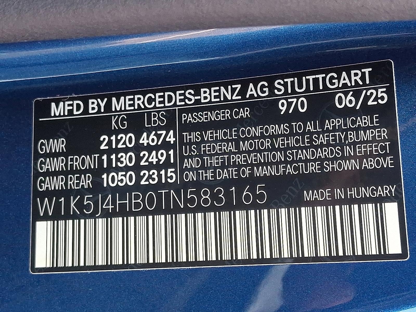 2026 Mercedes-Benz CLA CLA 250 4MATIC® Coupe