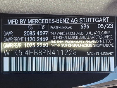 2023 Mercedes-Benz CLA CLA 250 4MATIC® Coupe