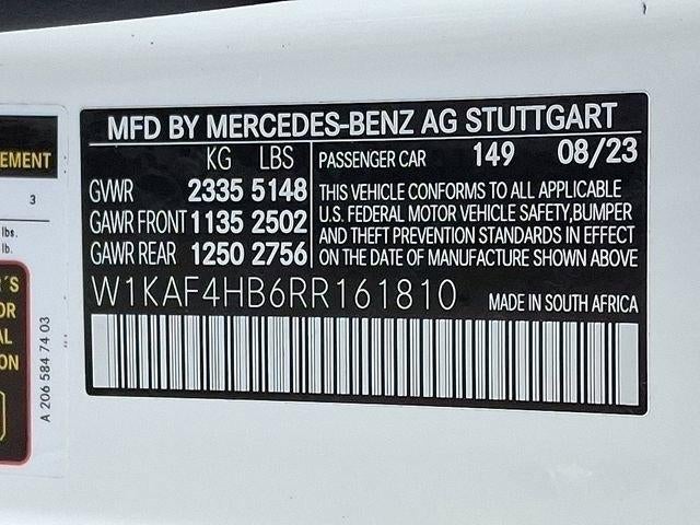 2024 Mercedes-Benz C-Class C 300 4MATIC® Sedan