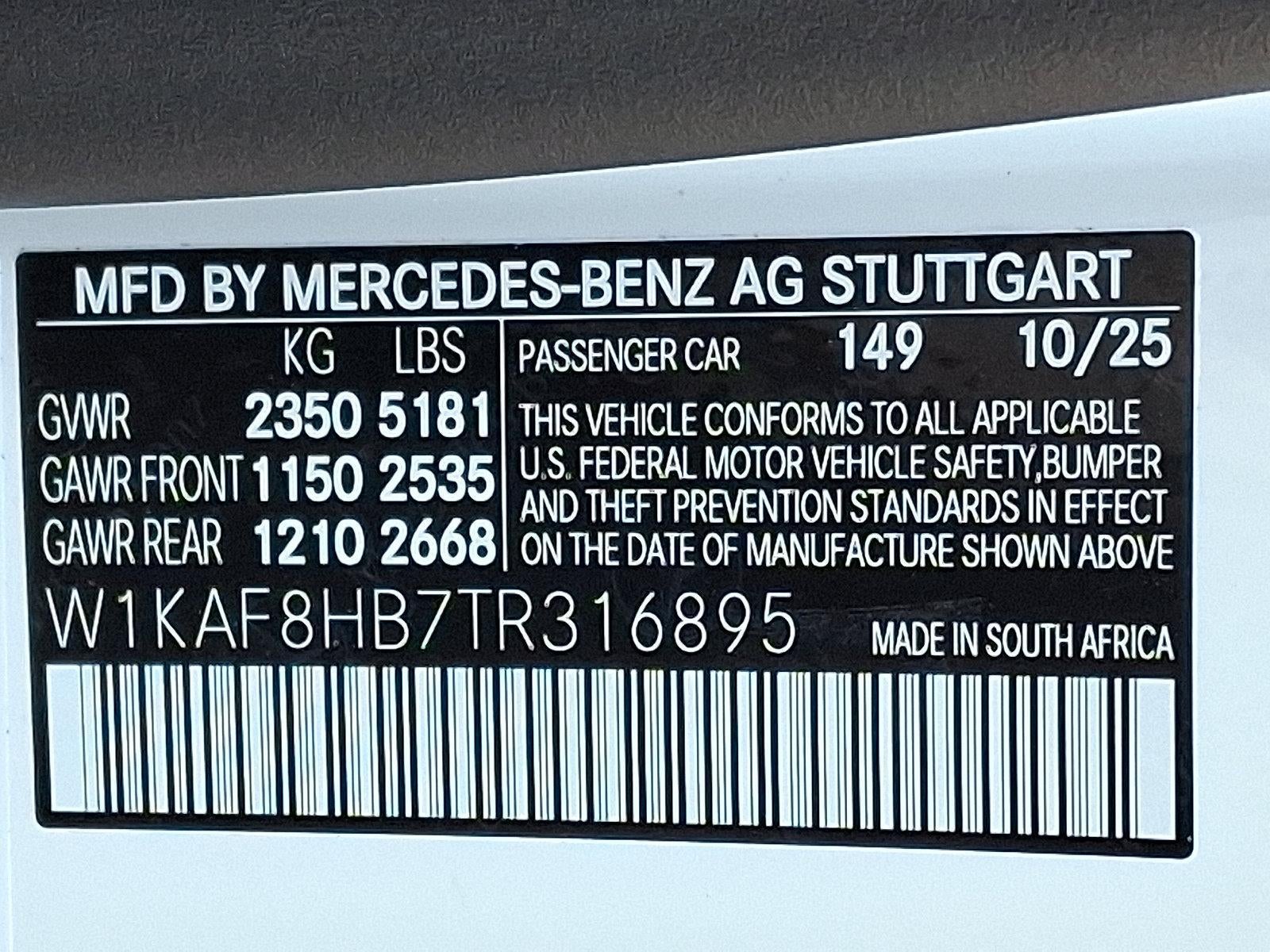 2026 Mercedes-Benz C-Class AMG® C 43 4MATIC® Sedan