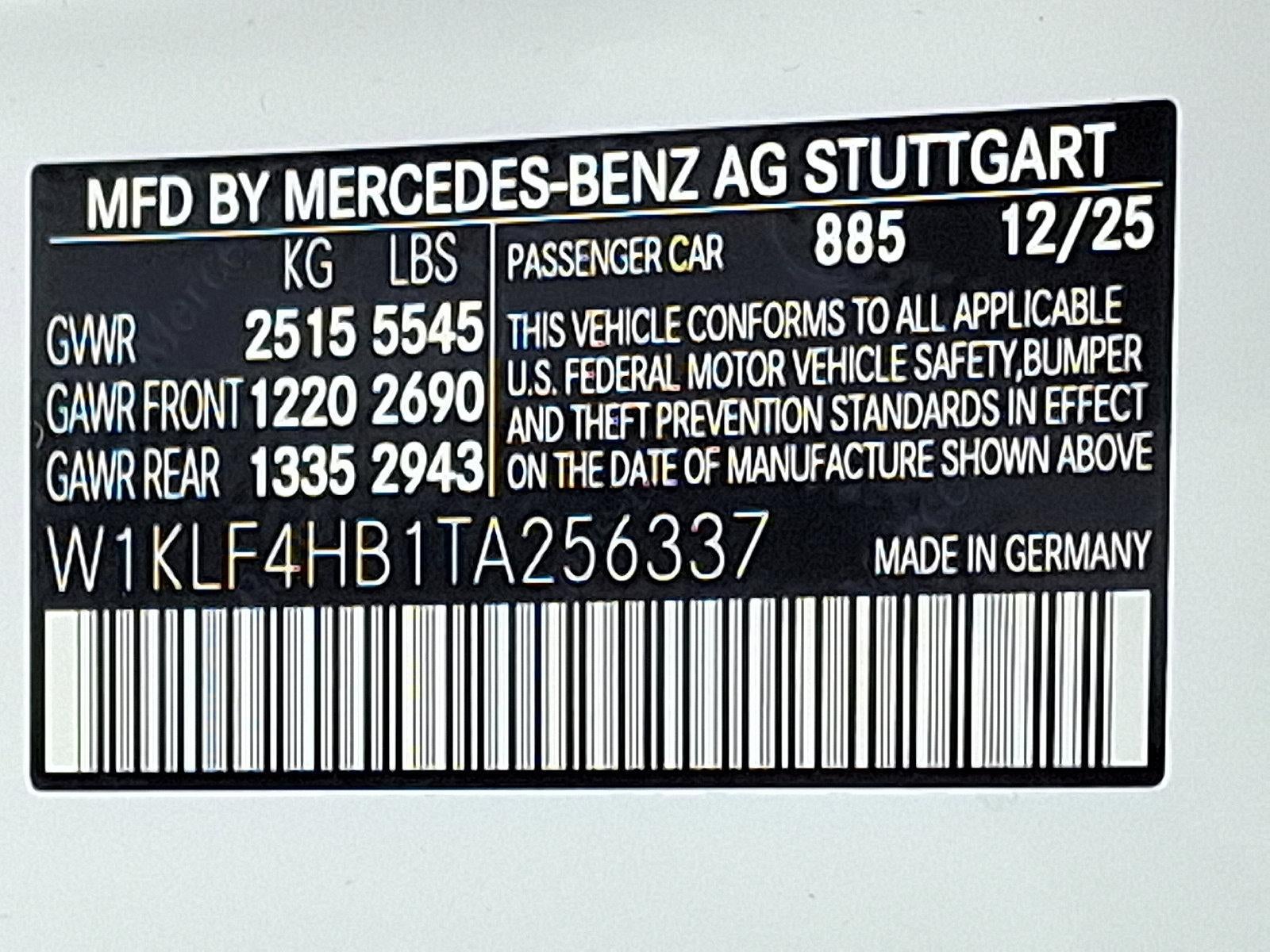 2026 Mercedes-Benz E-Class E 350 4MATIC® Sedan