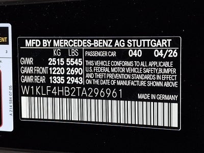 2026 Mercedes-Benz E-Class E 350 4MATIC® Sedan