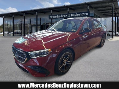 2026 Mercedes-Benz E-Class E 350 4MATIC® Sedan