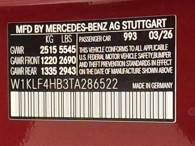 2026 Mercedes-Benz E-Class E 350 4MATIC® Sedan