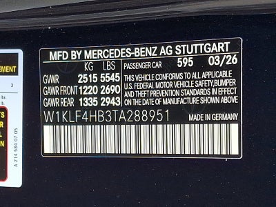 2026 Mercedes-Benz E-Class E 350 4MATIC® Sedan