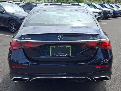 2026 Mercedes-Benz E-Class E 350 4MATIC® Sedan