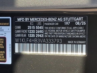 2027 Mercedes-Benz E-Class E 350 4MATIC® Sedan