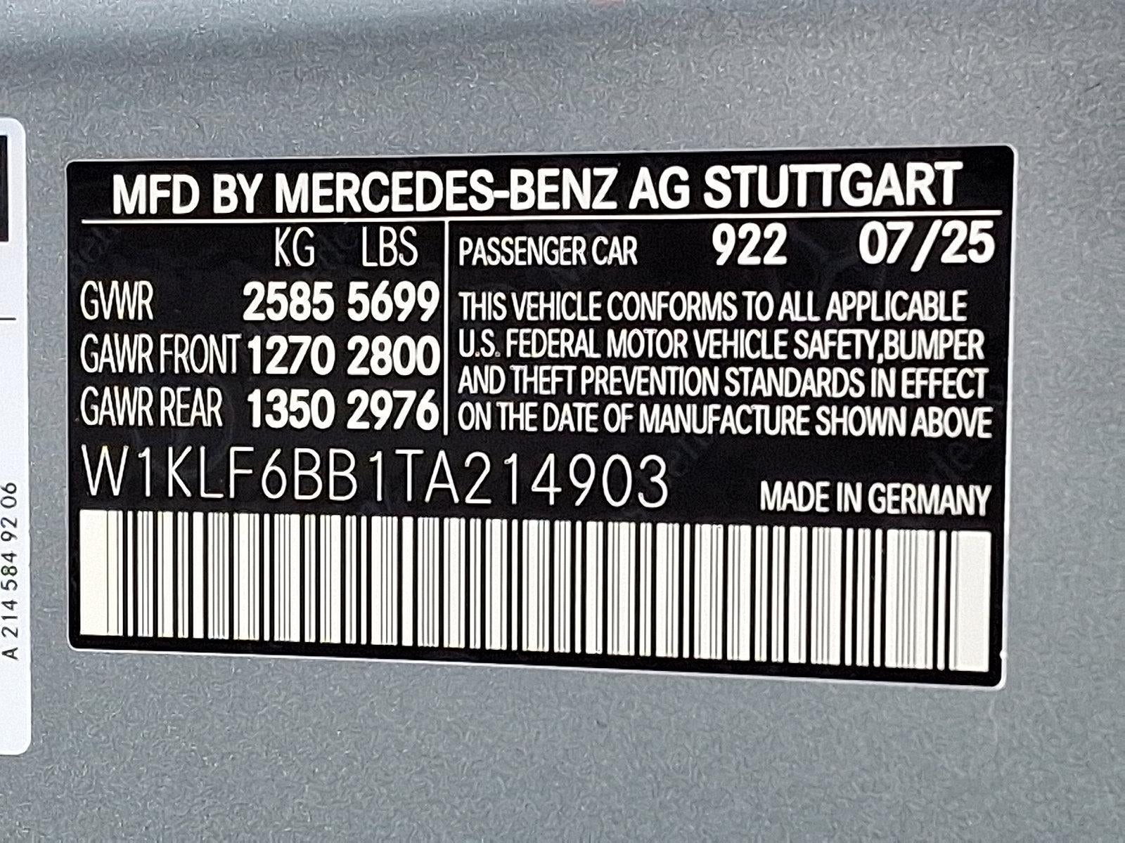 2026 Mercedes-Benz E-Class E 450 4MATIC® Sedan