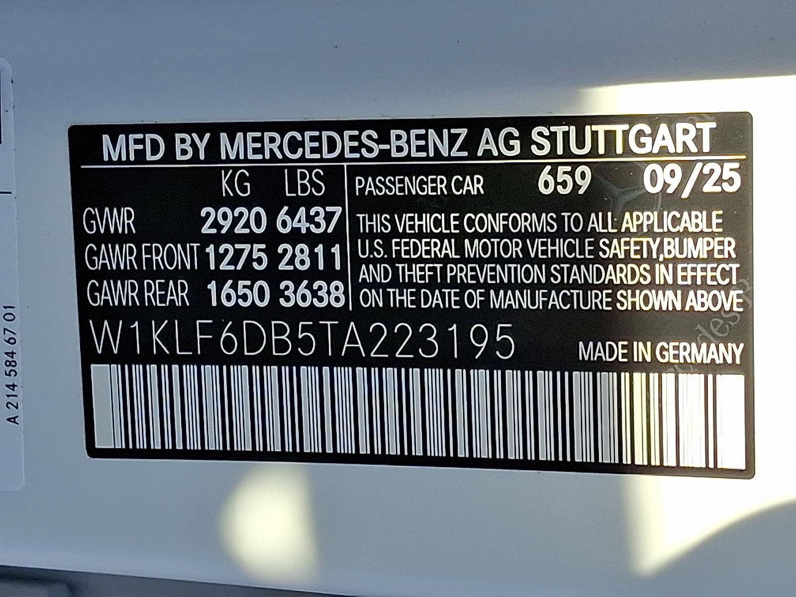 2026 Mercedes-Benz E-Class AMG® E 53 E 4MATIC®+ Sedan